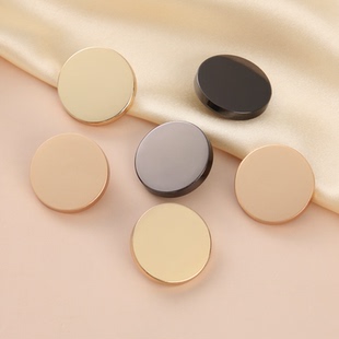 金属纽扣上衣女高端大衣扣子衣服西装 扣圆形毛呢风衣羊绒扣外套 袖