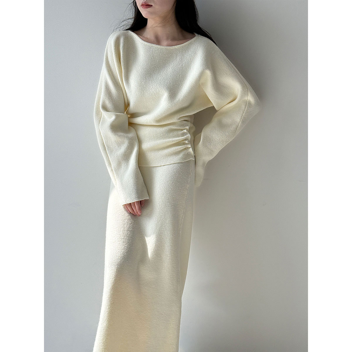 秋冬氛围感毛衣套装裙子