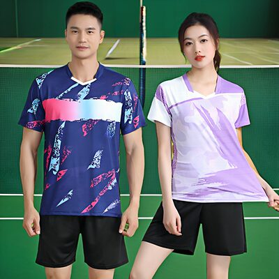 玉宇帆羽毛球服队服速干定制球衣
