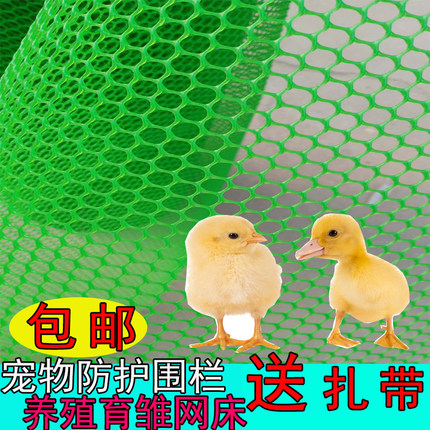 绿色塑料阳台防护网片安全防坠网养鸭养蜂养鸡育雏脚垫养殖围栏网