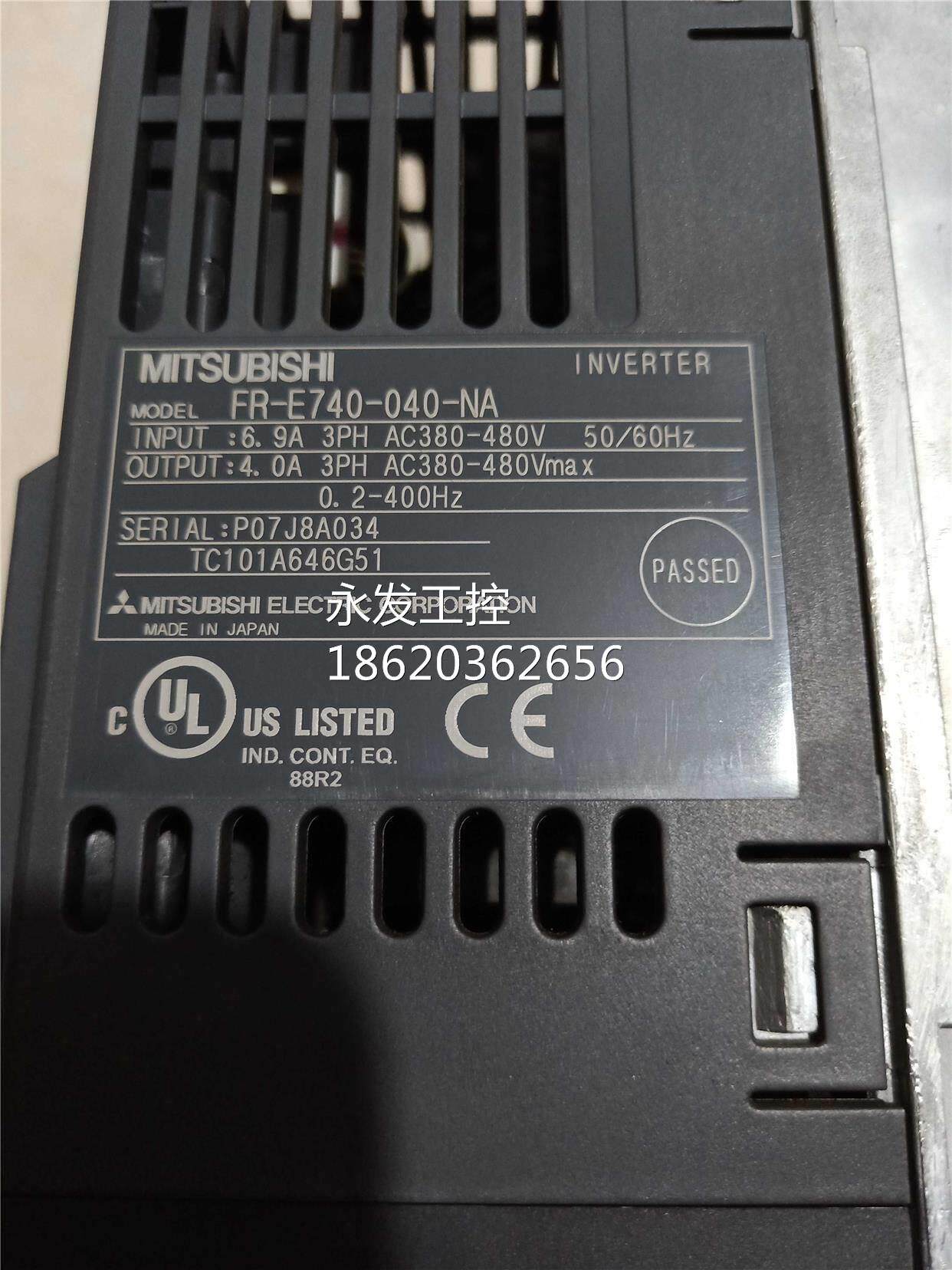 三菱变频器fr-e70-00nfs4-4na e700原 装正品拆机实图议询价
