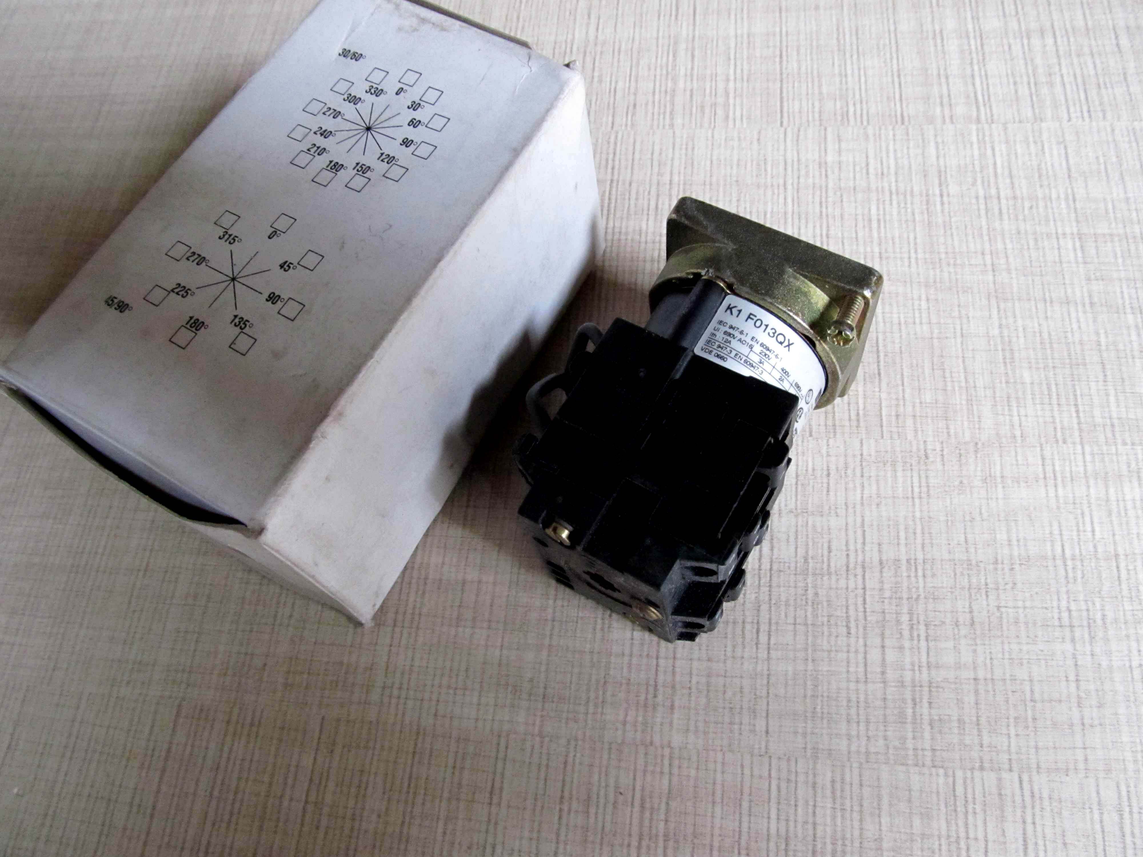 k1f013qx 原装施耐德 凸轮开关 转换开关 079431询价