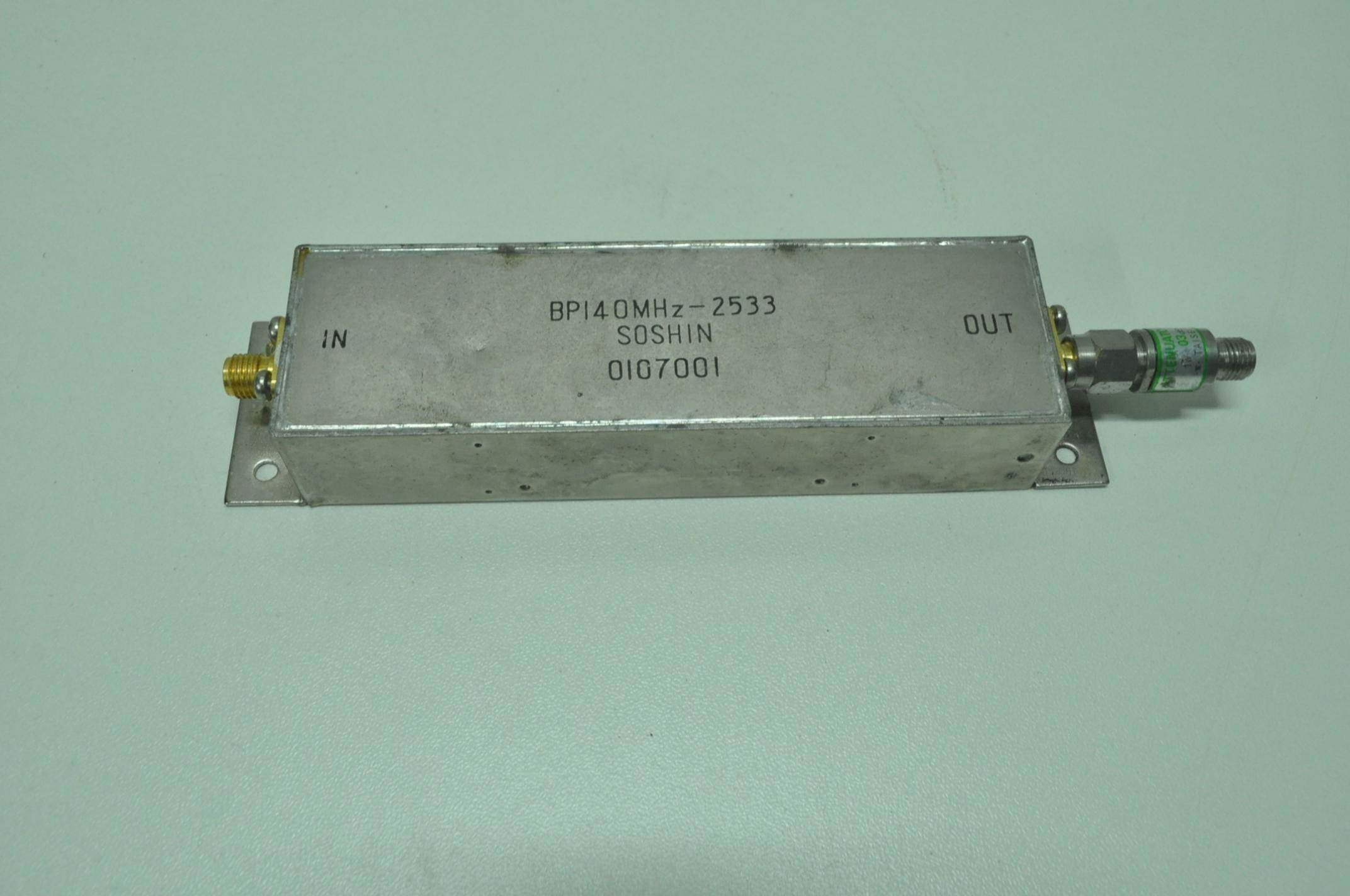 $日本attenuator bpi40mhz-2533 soshin 衰减器1w 03db询价