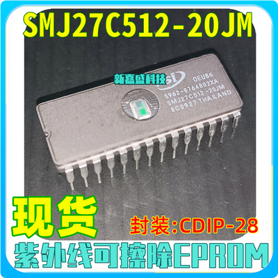现货 SMJ27C512-20JM 5962-8764802XA 封装CDIP28 EPROM芯片