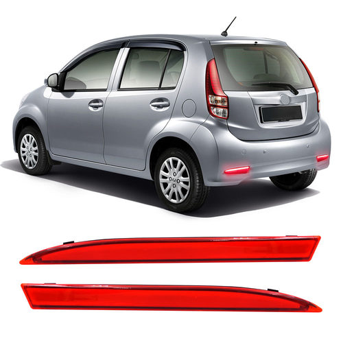 Myvi1.3后杠灯LED尾灯熏黑改装