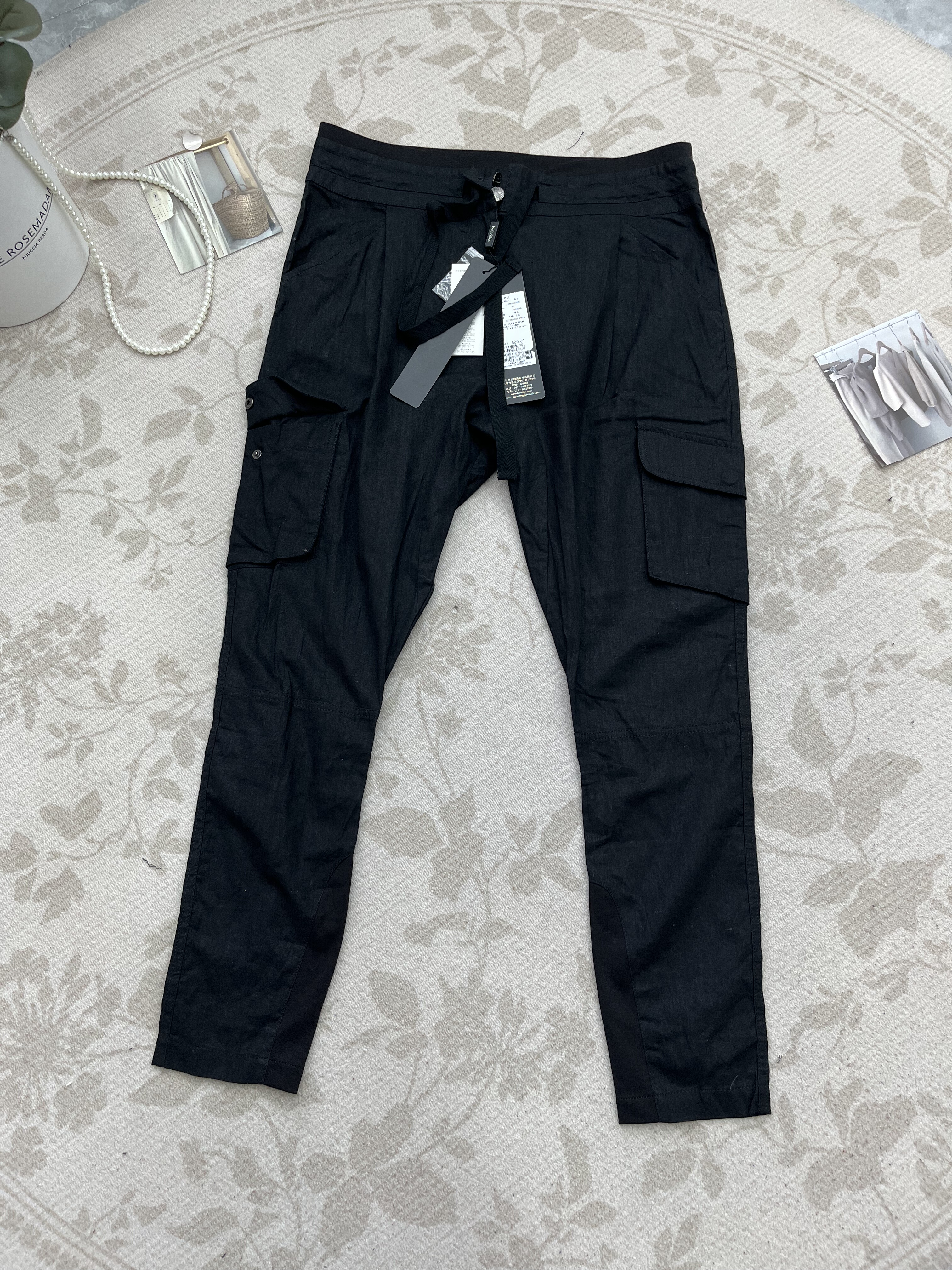 新款时尚显瘦百搭小脚黑色休闲百搭哈伦裤,女装/女士精品,上衣,淘宝优惠券,粉丝福利购,淘宝优惠卷