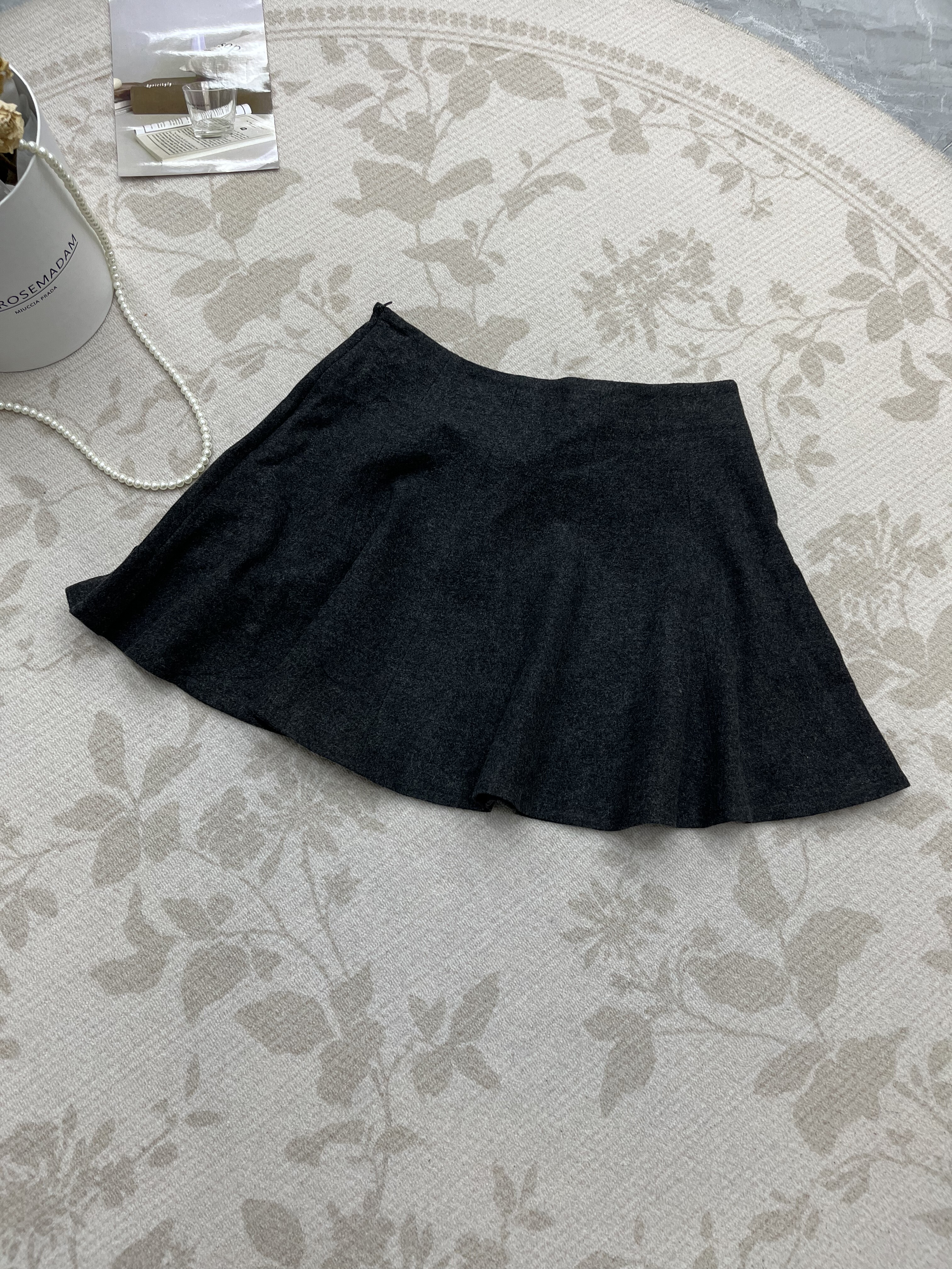 高品质显瘦修身韩版通勤百搭春秋高腰A字短裙女