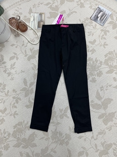 长裤 薄款 女夏季 高品质显瘦通勤百搭黑色休闲裤