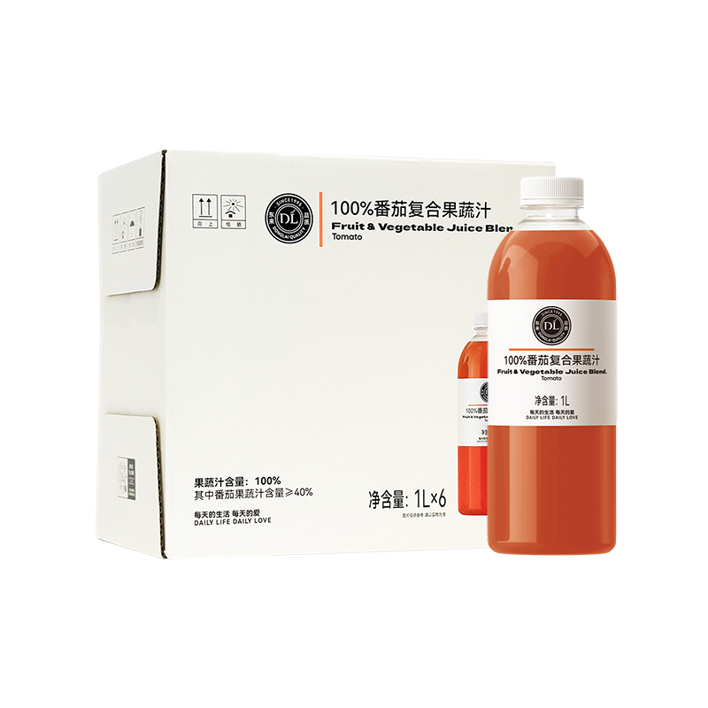 【整箱】胖东来100%番茄复合果蔬汁/胖东来番茄汁/代购胖东来果汁