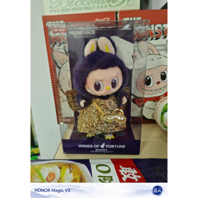 泰国 泡泡玛特小米兰Labubu搪胶毛绒公仔 PRONOUNCE WINGS限定版