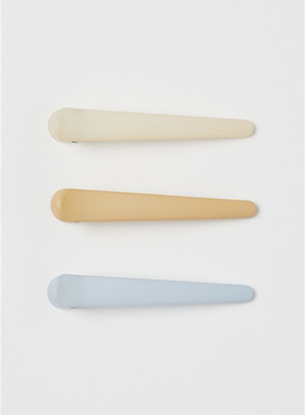 HM 发夹边夹少女刘海ins鸭嘴夹子发卡子森系仙女超仙马卡龙色顶夹