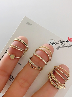 正品欧美多纹理麻花波浪16枚组