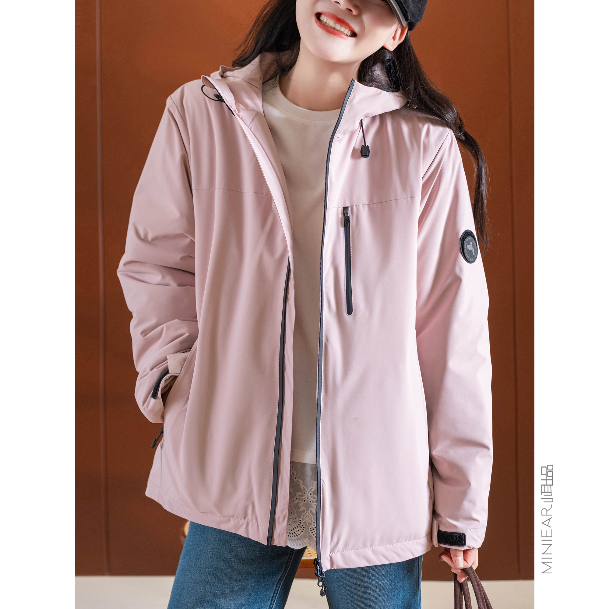 防风冲锋衣棉服加厚保暖宽松