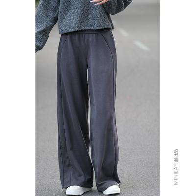 复古休闲显瘦拼接休闲裤