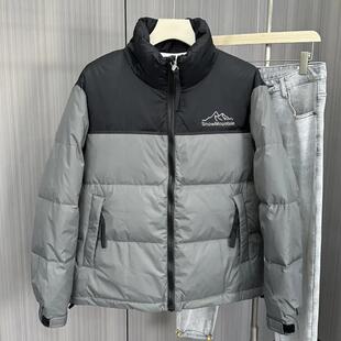 2025新款冬季羽绒服男休闲潮牌高端立领加厚短款上衣男士冬装外套