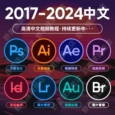 PS远程安装插件2024/CS6中文版Photoshops全套软件教程Mac/Win