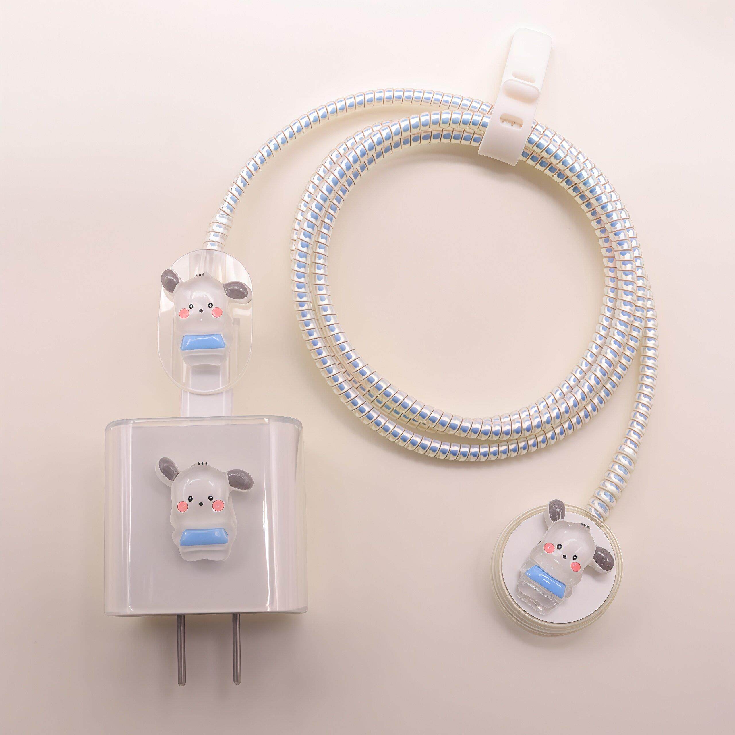 适用苹果watchS12手表充电线保护套S10磁力头壳S8数据线S7缠绕绳