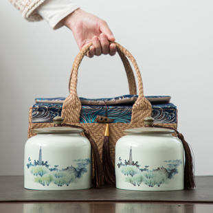 茶叶包装/西洋参包装盒礼盒 铁皮石斛/枸杞密封罐布盒定制批发