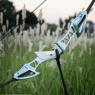 风羽弓坊龙牙三代17英寸美猎金属反曲弓把攻防箭户外7075铝CNC