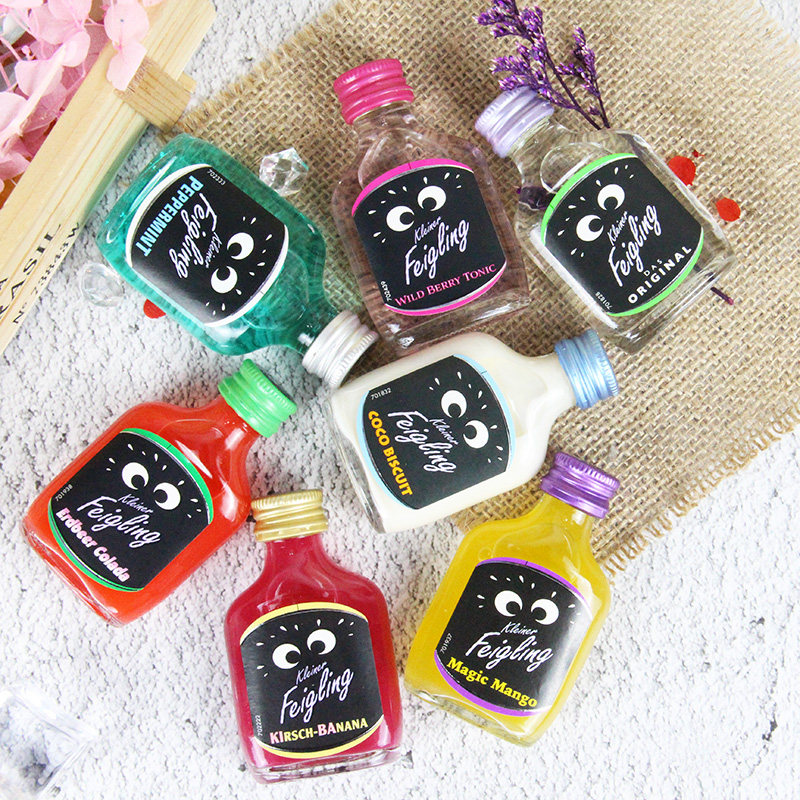 德国进口洋酒 胆小鬼迷你小瓶酒版玻璃瓶七种果味利口酒伴 20ml