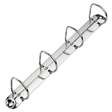 D型四孔夹 五金文件夹 金属活页夹 圈内高22mmD型夹 菜谱夹