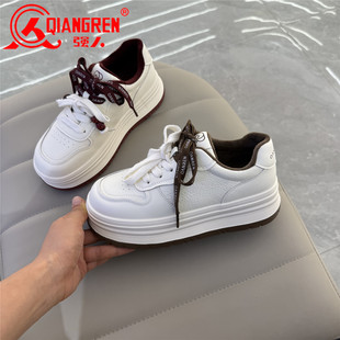 百搭女棉鞋 3515强人女鞋 女保暖2025新款 女加绒休闲板鞋 厚底小白鞋