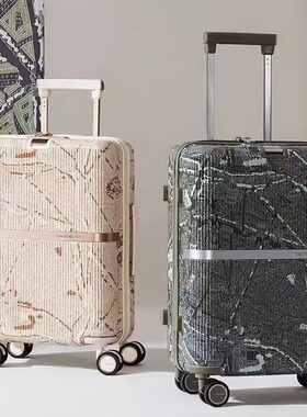 新秀丽HH5正品V&A联名款拉杆箱减震轴承万向轮登机箱收纳