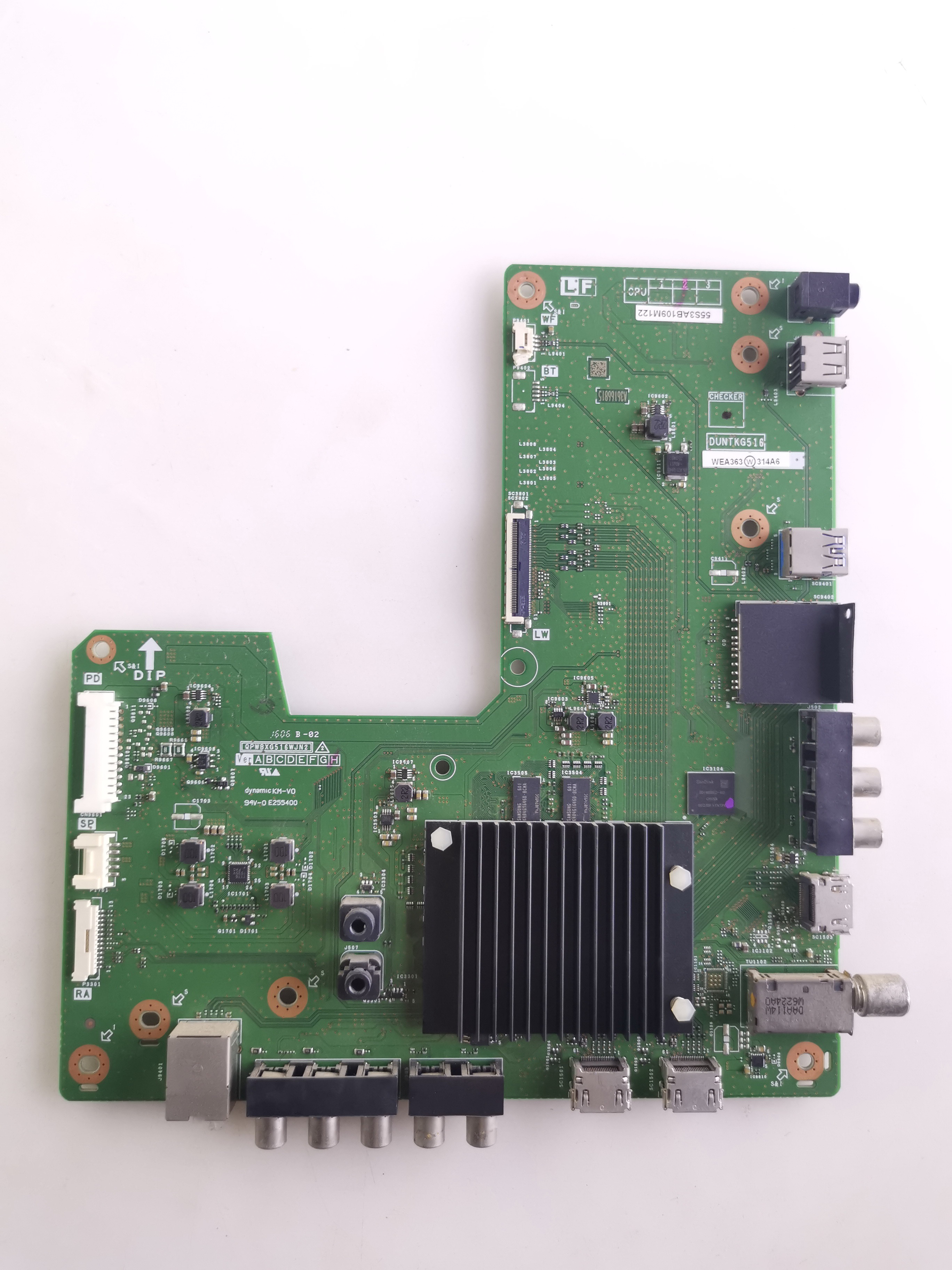 原装夏普LCD-55S3A主板QPWBXG516WJN2 DUNTKG516屏MA752-0