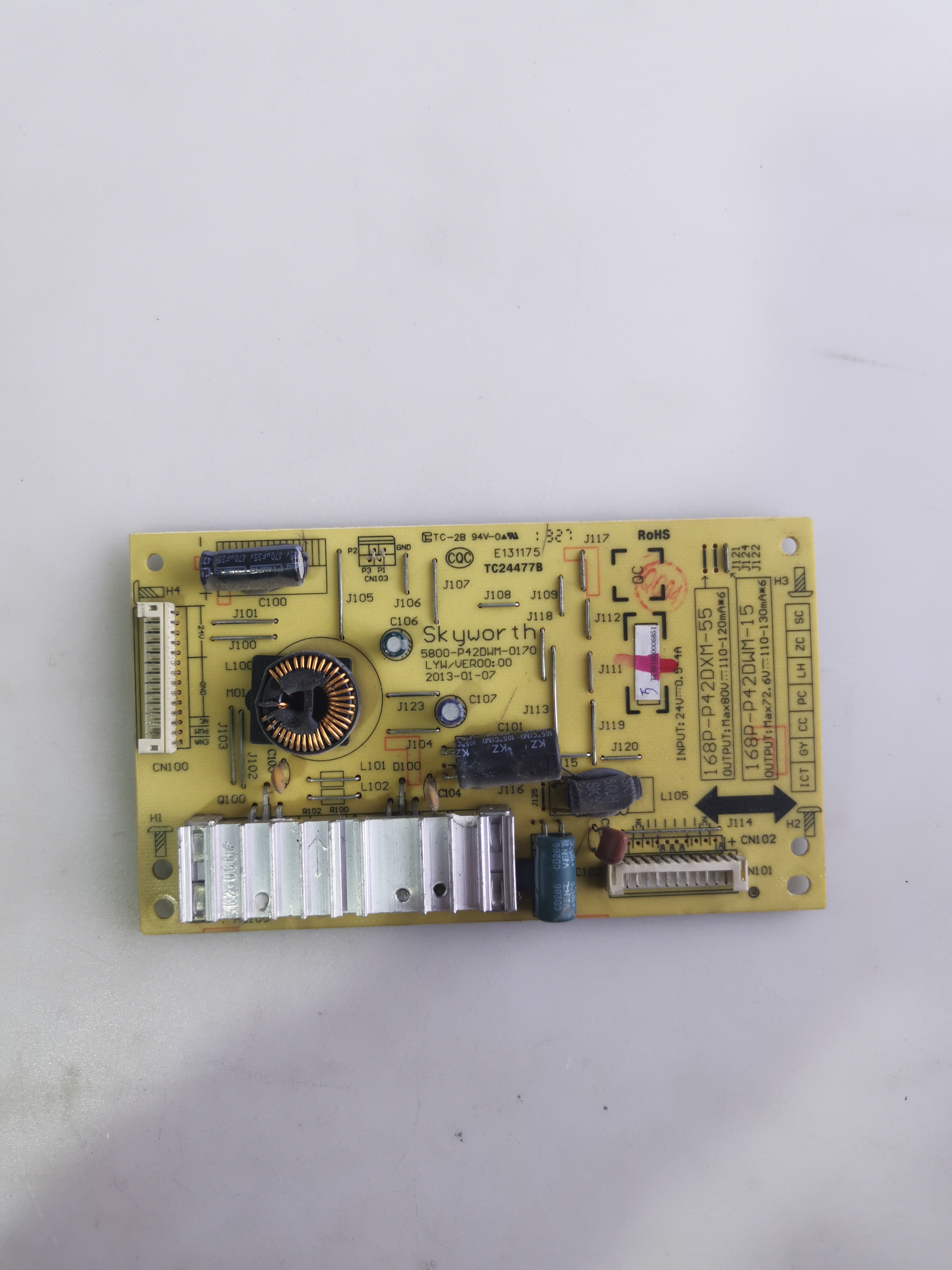 创维42E680E/615L恒流板5800-P42DWM-0170/0900 168P-55/90/15