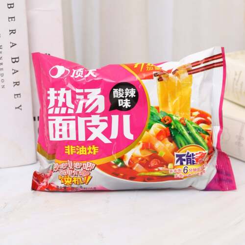 酸辣味热汤面皮非油炸方便面包邮