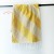 Gold Diagonal Striped Beach Towel