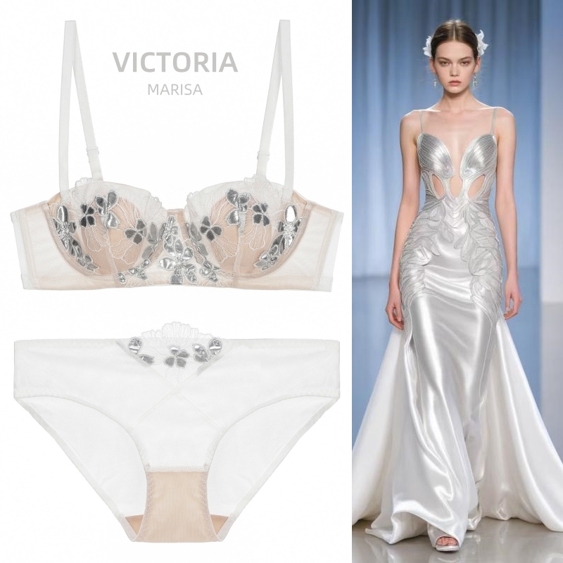 维多利亚上托性感内衣女软钢圈