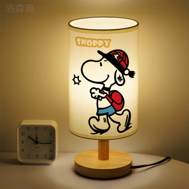 洛森典布卧室卡通三色变光小夜灯