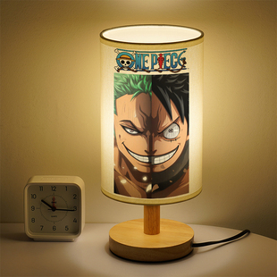 海贼王路飞小夜灯索隆乔巴艾斯床头灯男帝汉库克香吉士小台灯护眼