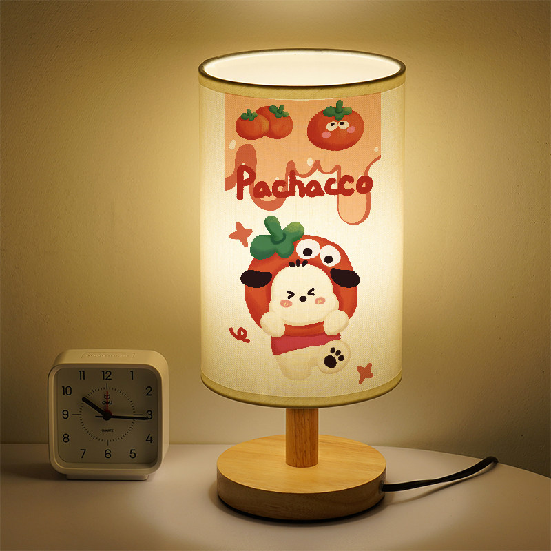 卡通帕恰狗小台灯可爱清新LED灯女生高颜值小夜灯简约个性床头灯
