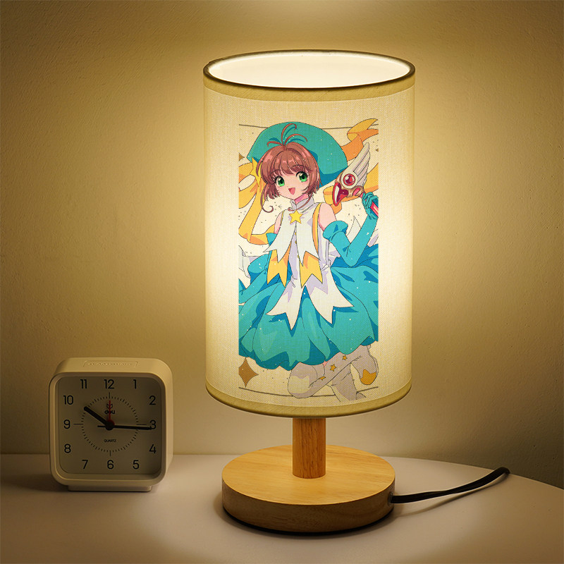 洛森典布卧室卡通木暖光小夜灯