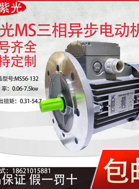 Ms6314 0.12kw紫光三相异步电动机MS6324 0.18kw安装方式B5 B14