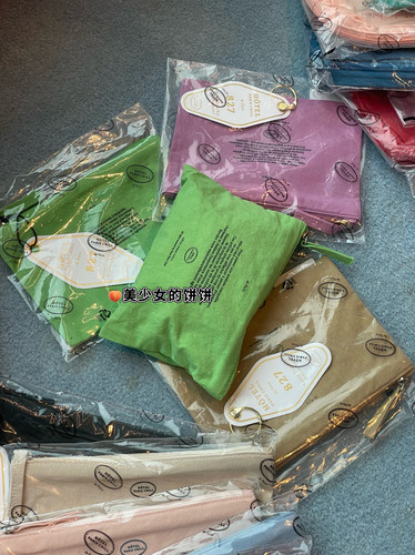 现货不退换 韩免hotel827小众法式复古水洗棉收纳袋Everyday系列