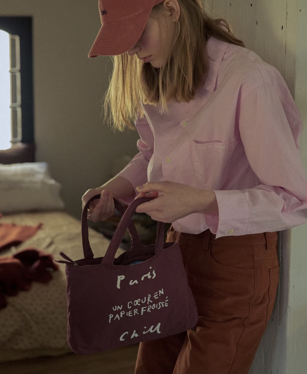 售罄补货中 韩免小众Hotel827 纸心羽绒tote手提包短柄  均实拍