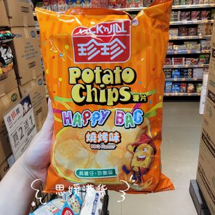 香辣味天然薯片超值装 香港代购 JILL烧烤味 珍珍JACK 120G 港版