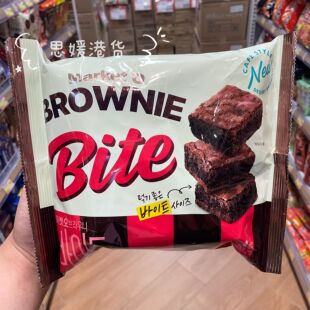香港购韩国进口ORION一口布朗尼巧克力西式蛋糕点心零食袋装240g