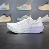 李宁吾跃 ARSU010 反光缓震回弹休闲慢跑鞋 2.0跑步鞋 女子2024春季