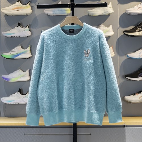 李宁套头编织衫舒适保暖