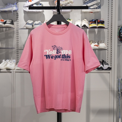 李宁短袖男女通用宽松短袖T恤