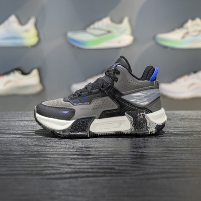 李宁儿童篮球鞋男大童2025冬季新款驰骋V2减震回弹运动鞋YKBV084