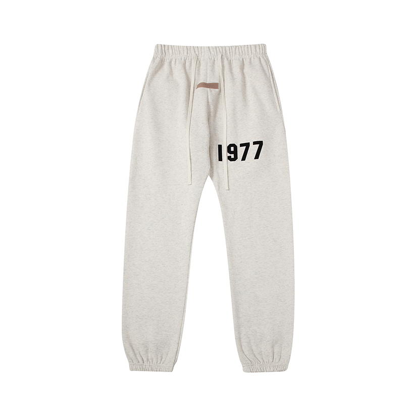 thumbnail for Fog Essentials Flocked 1977 Pants High Street Loose Casual Sports Autumn and Winter Jogger Sweatpants for Men