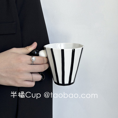 中古风马克杯咖啡杯陶瓷礼盒简约