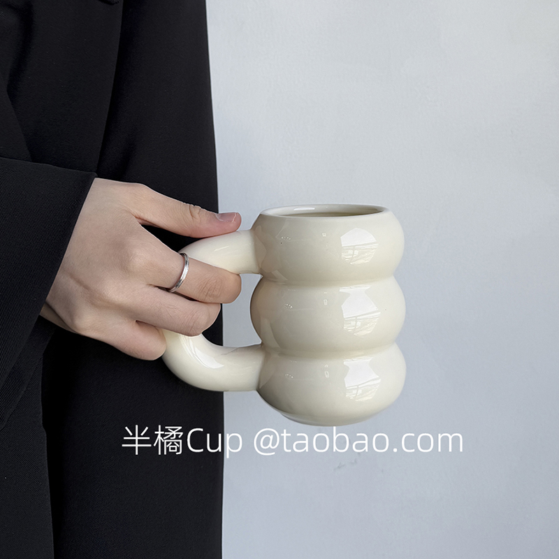 塔塔暖白色马克杯礼盒礼袋