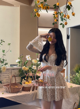 Lobbster/Montsand 24春夏新款 JaliyahDress蕾丝裸色 品牌授权