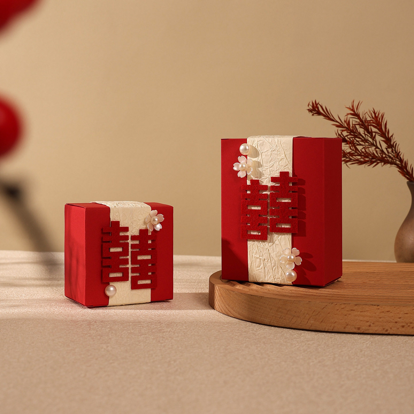 2025结婚喜糖盒糖果盒婚礼喜糖包装盒小众创意喜糖盒子高级感子